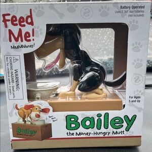 Bailey the Money-Hungry Mutt Coin Bank